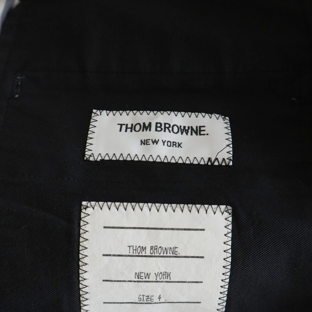 THOM BROWNE(トムブラウン) ウール ボタンフライ トラウザーパンツ スラックス グレー