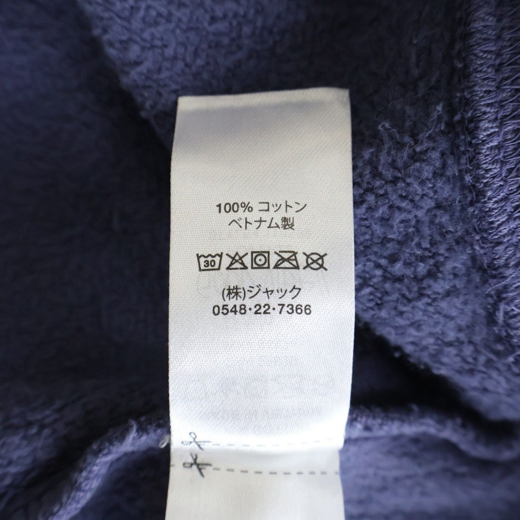 STUSSY(ステューシー) 23AW VARSITY OVERSIZED CREW フロントロゴデザイン クルーネック 長袖スウェット トレーナー ネイビー 118536 118536