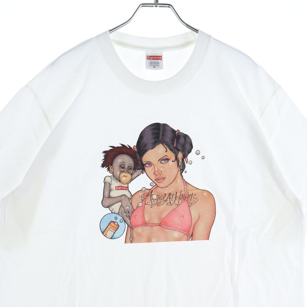 SUPREME(シュプリーム) 25AW Angel Tee エンジェルプリント クルーネック 半袖Tシャツカットソーホワイト