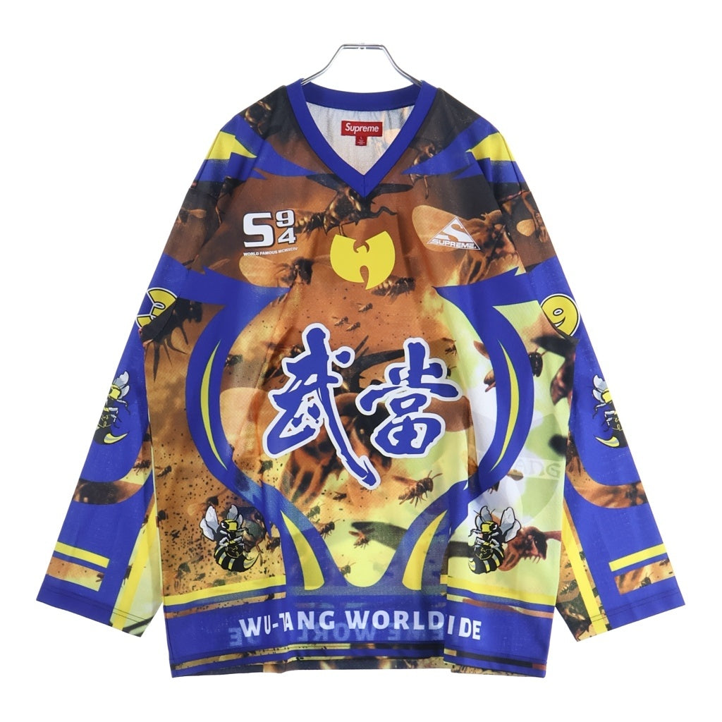 SUPREME(シュプリーム) 25AW Wu-Tang Clan Hockey Jersey ウータンクラン ホッケー ジャージ ロゴ ゲームシャツ マルチ