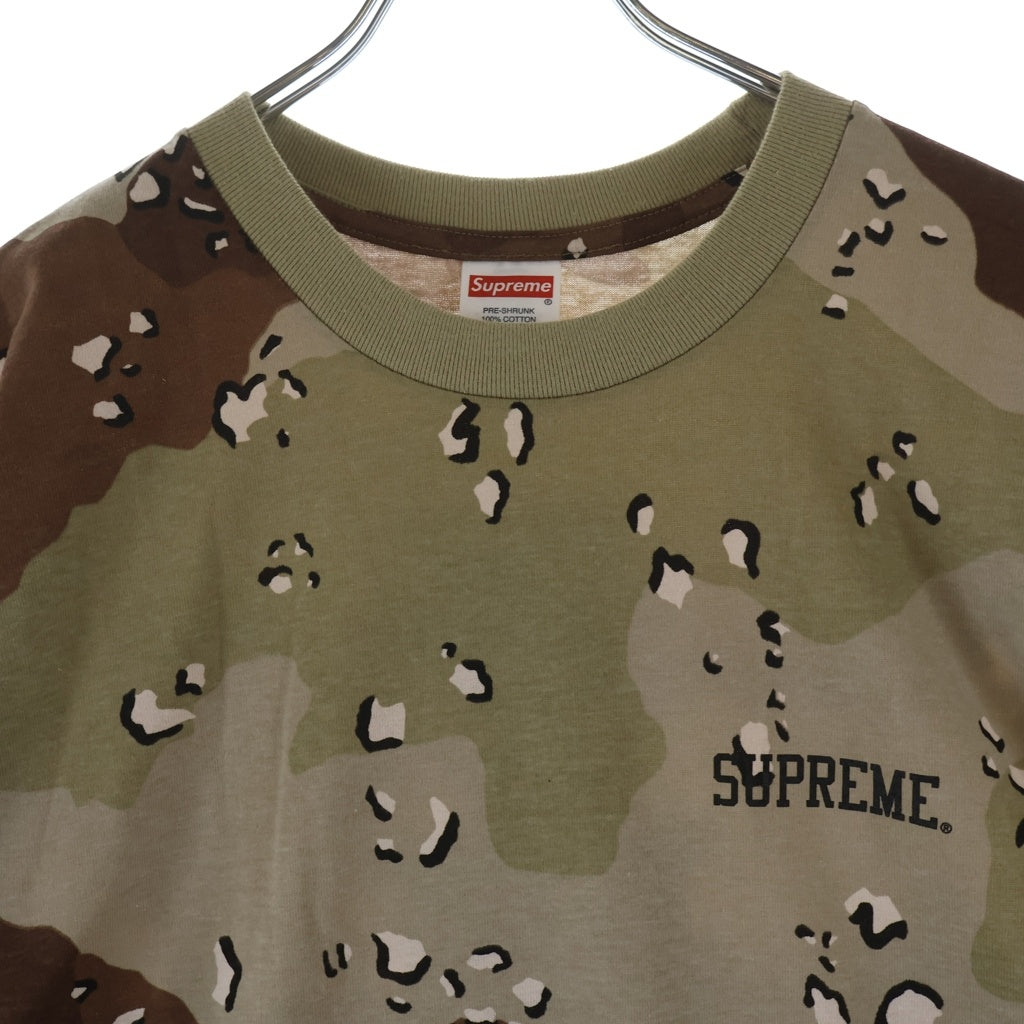 SUPREME(シュプリーム) 25AW Dash Snow Tee Chocolate Chip Camo ダッシュ スノウ チョコレートチップカモ 半袖Tシャツカットソー ブラウン