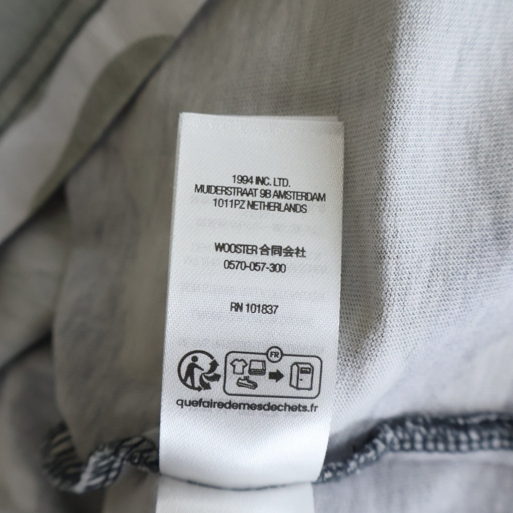 SUPREME(シュプリーム) 25AW Washed S/S Top カモ総柄 ウォッシュド 半袖Tシャツ カットソー グレー