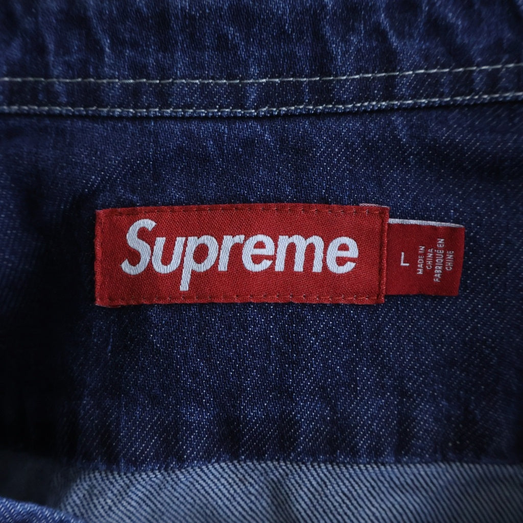 SUPREME(シュプリーム) 25AW Small Box Denim Shirt スモール ボックスロゴ デニム 長袖シャツ インディゴ