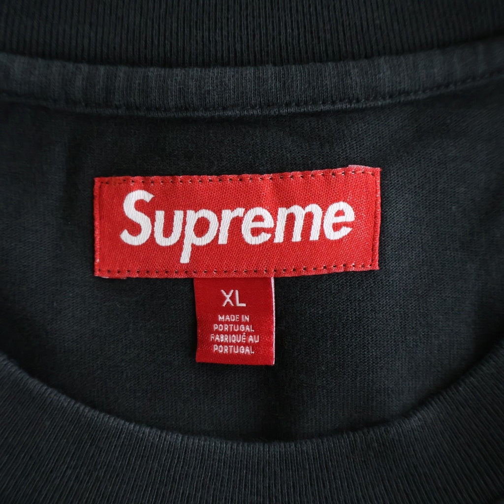 SUPREME(シュプリーム) 25AW Small Box L/S Tee スモールボックスロゴプリントクルーネック長袖Tシャツカットソー ブラック