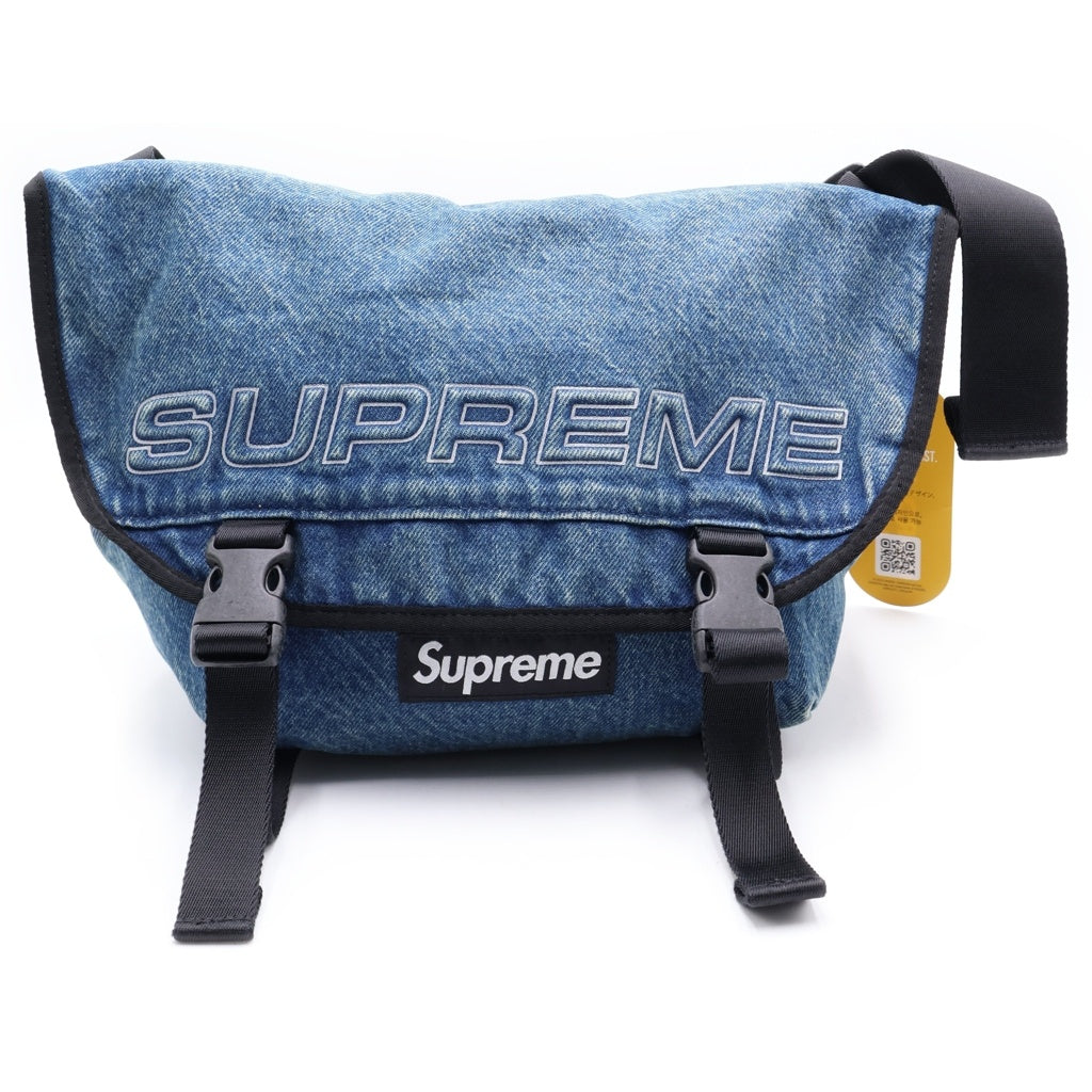 SUPREME(シュプリーム) 25AW Denim Messenger Bag デニムメッセンジャーバッグ インディゴ レディース