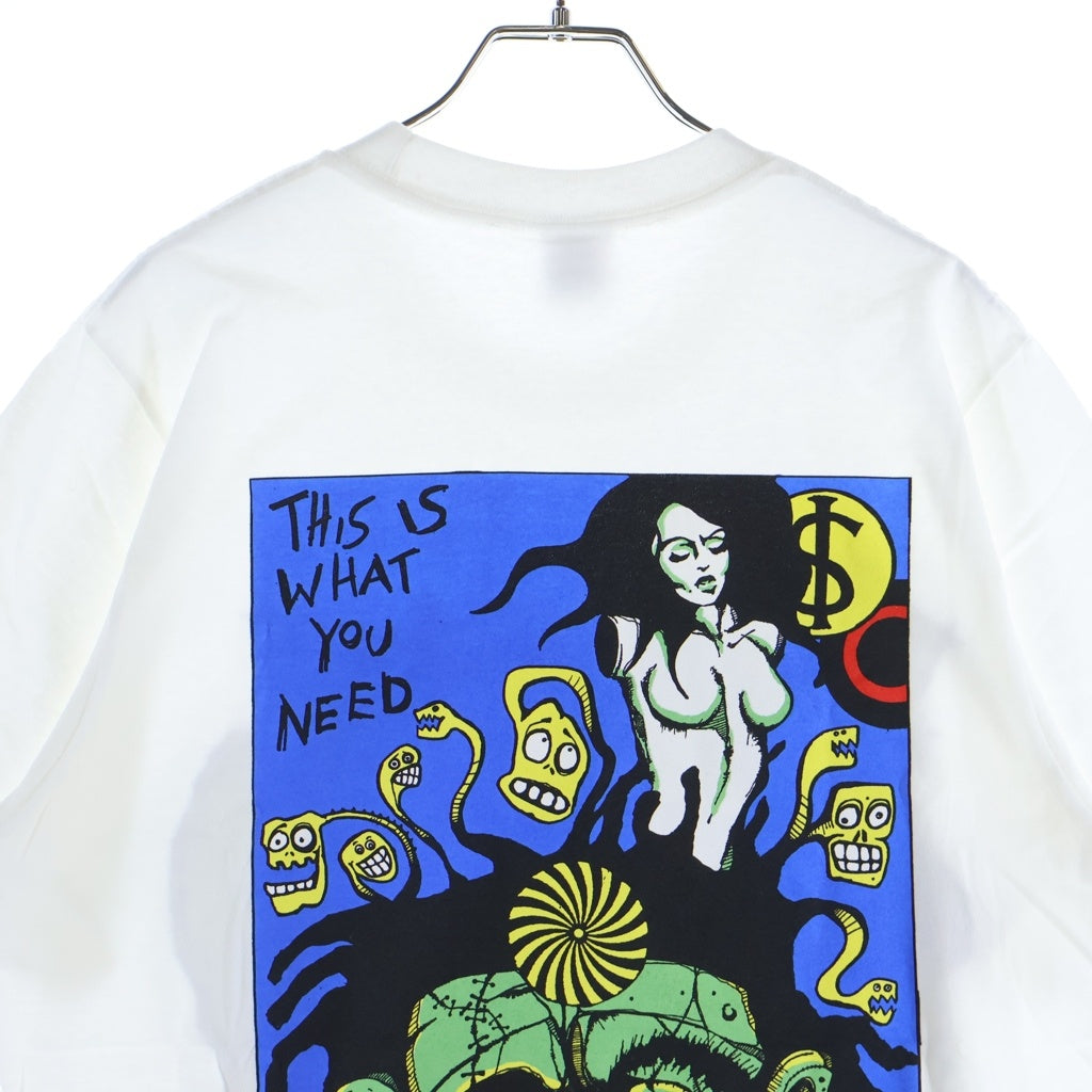 SUPREME(シュプリーム) 25AW Fuckin Blowout Tee ファッキンブロウアウト 両面プリント 半袖Tシャツ カットソー ホワイト