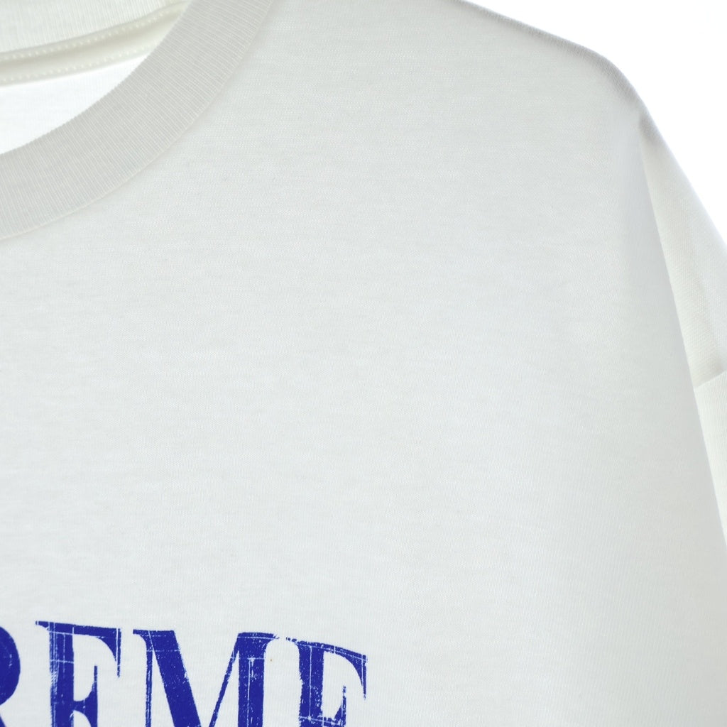 SUPREME(シュプリーム) 25AW Skull Tee スカルプリントクルーネック半袖Tシャツカットソーホワイト