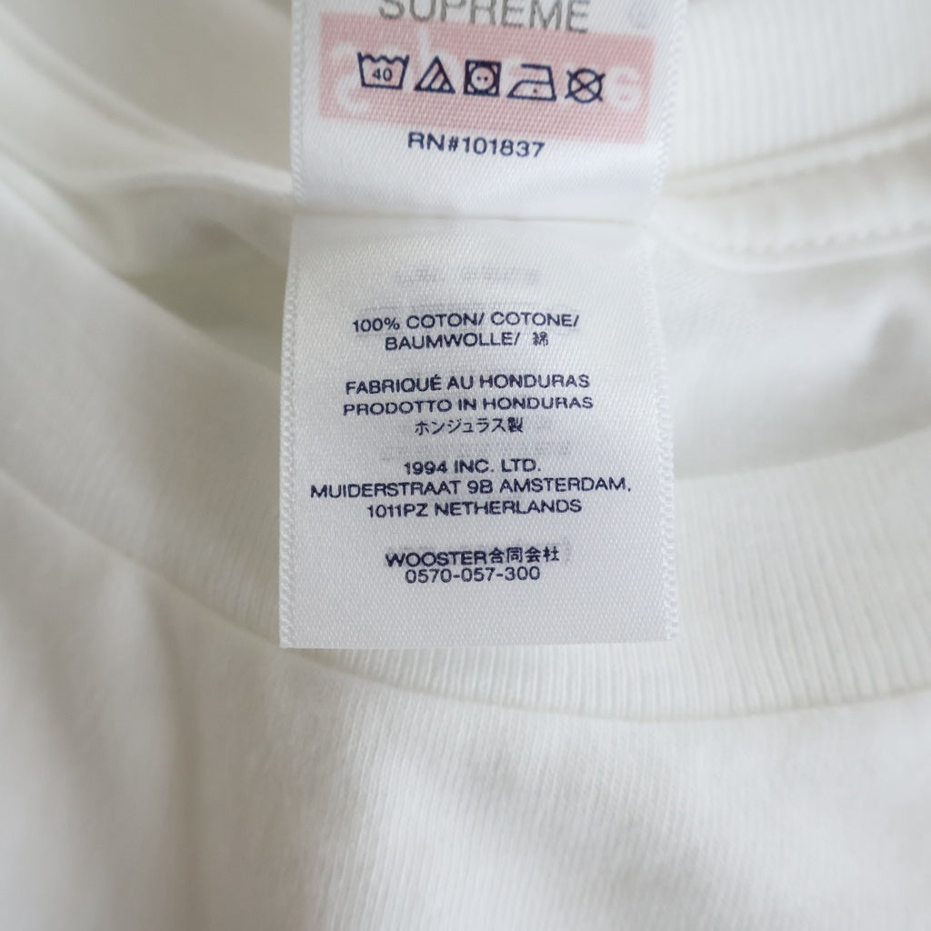 SUPREME(シュプリーム) 25AW Skull Tee スカルプリントクルーネック半袖Tシャツカットソーホワイト