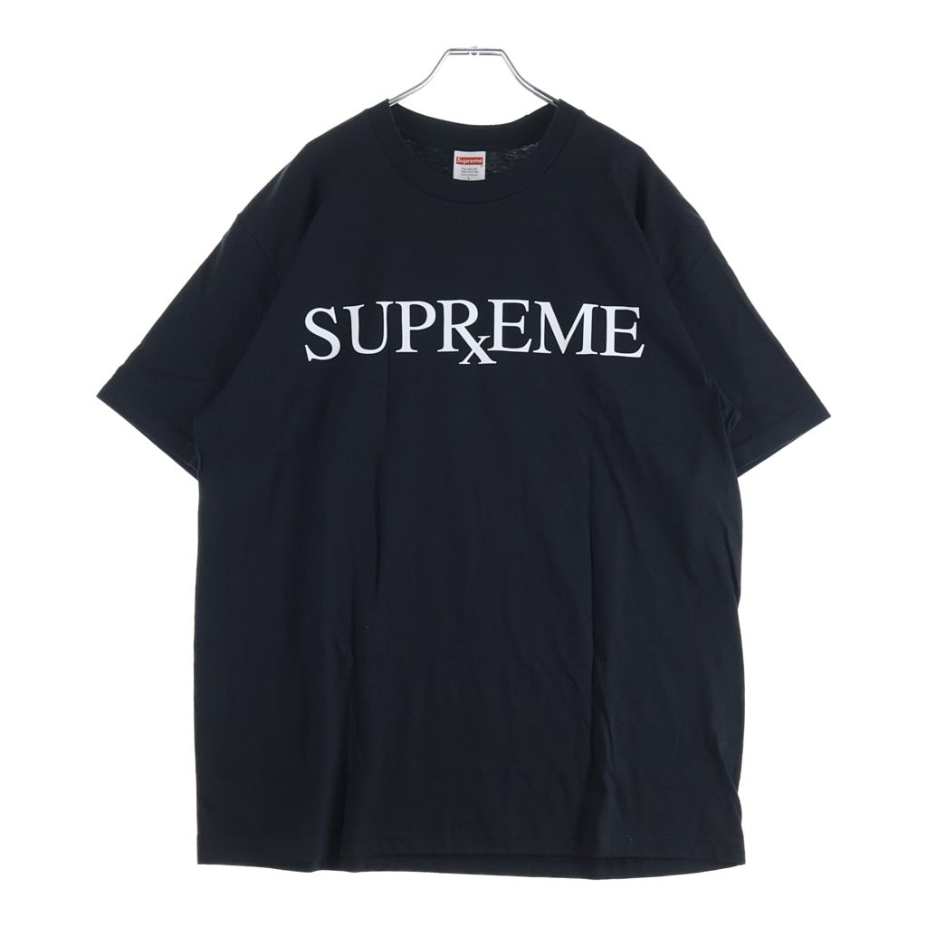 SUPREME(シュプリーム) 25AW RX Tee ロゴプリントクルーネック半袖Tシャツカットソー ブラック