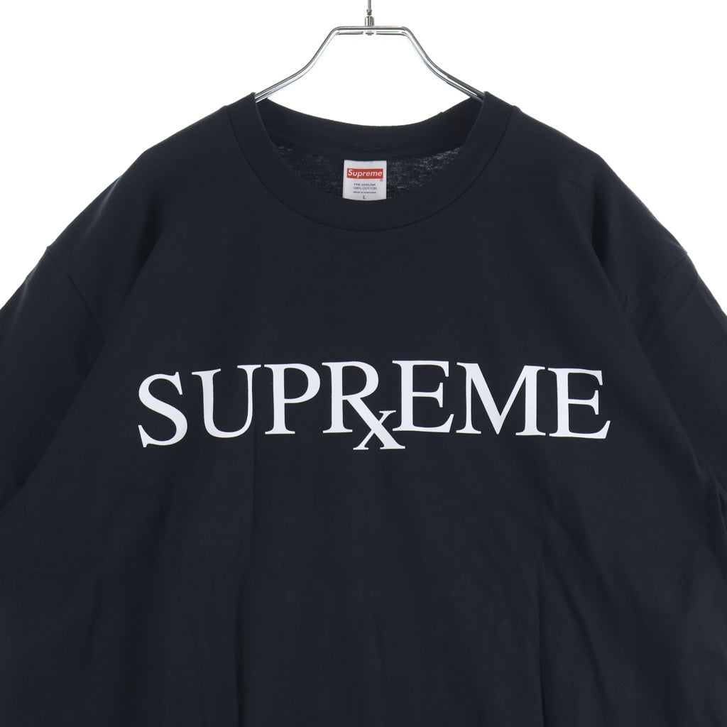 SUPREME(シュプリーム) 25AW RX Tee ロゴプリントクルーネック半袖Tシャツカットソー ブラック