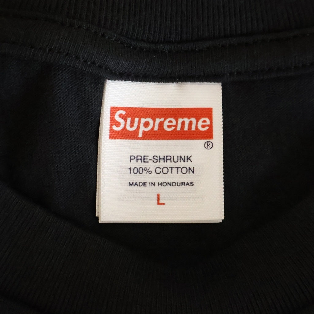 SUPREME(シュプリーム) 25AW RX Tee ロゴプリントクルーネック半袖Tシャツカットソー ブラック