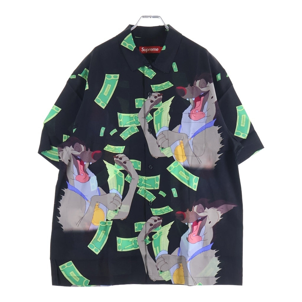 SUPREME(シュプリーム) 25AW All Dogs Go To Heaven S/S Shirt オール ドッグス ゴー トゥ ヘブン 半袖シャツ ブラック