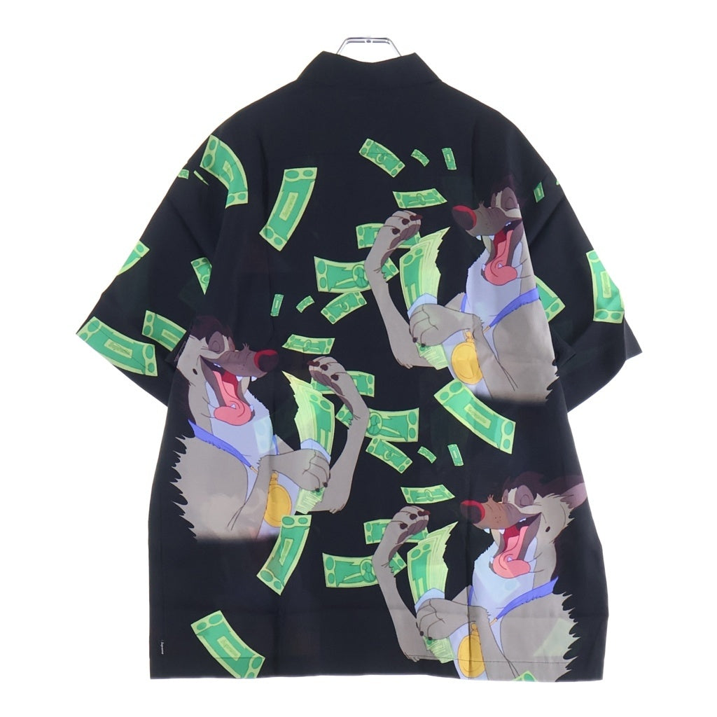 SUPREME(シュプリーム) 25AW All Dogs Go To Heaven S/S Shirt オール ドッグス ゴー トゥ ヘブン 半袖シャツ ブラック