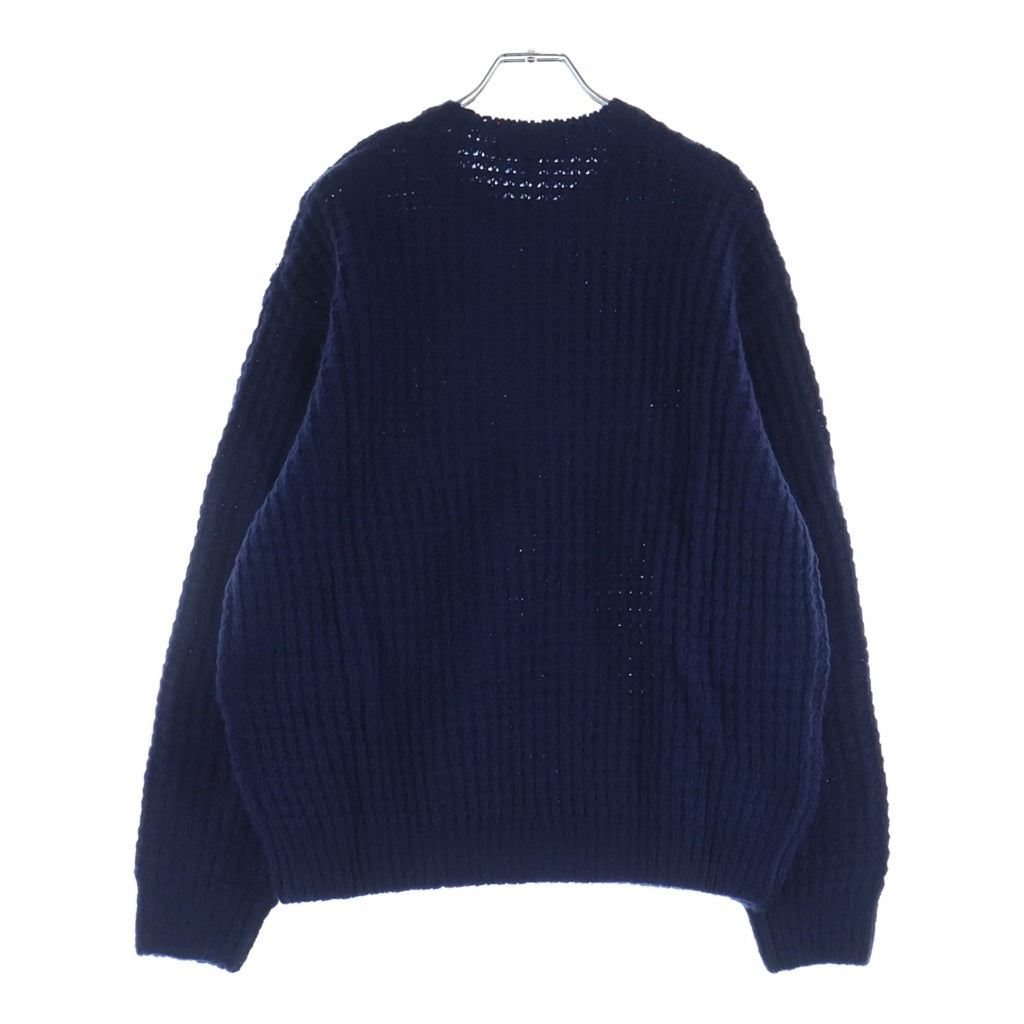SUPREME(シュプリーム) 25AW Small Box Waffle Sweater スモールボックス ワッフル ニット セーター ネイビー