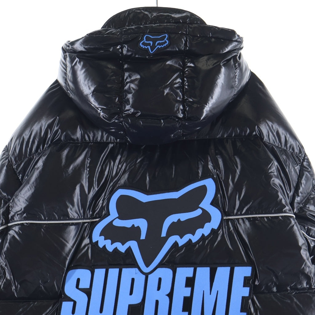 SUPREME(シュプリーム) 25AW ×Fox Racing Shiny Down Puffer Jacket フォックスレーシング シャイニーダウンパファージャケット ブラック