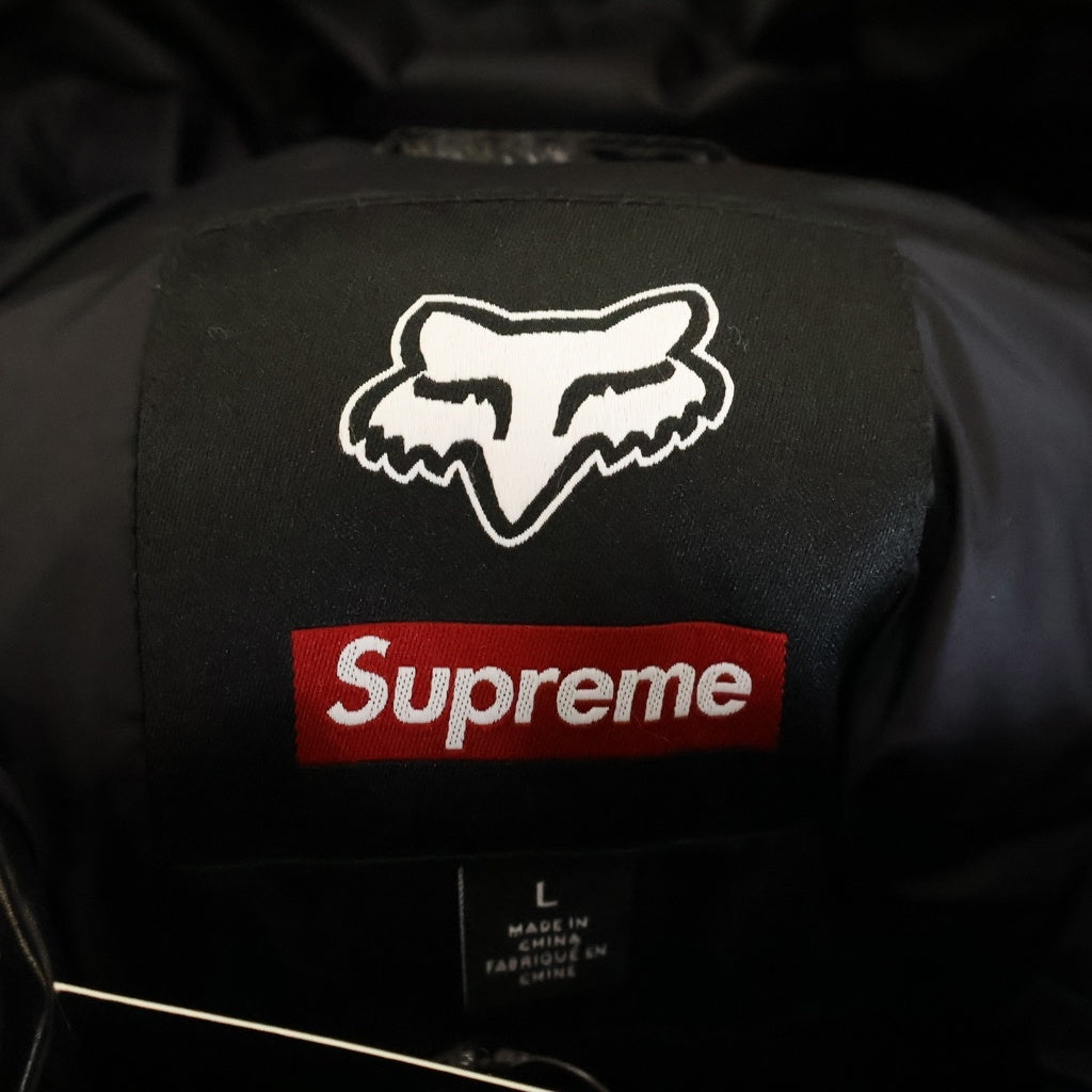 SUPREME(シュプリーム) 25AW ×Fox Racing Shiny Down Puffer Jacket フォックスレーシング シャイニーダウンパファージャケット ブラック