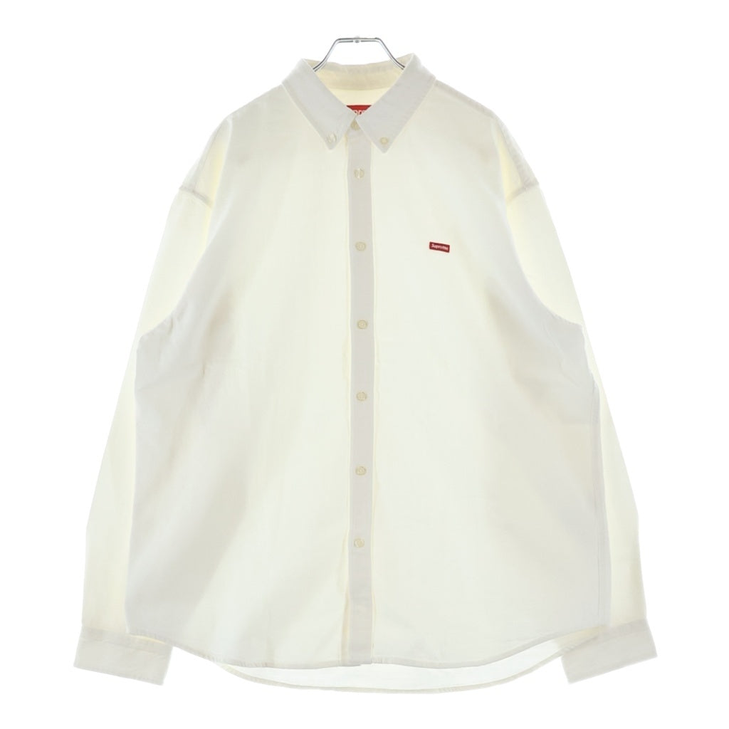 SUPREME(シュプリーム) 25AW Small Box Denim Shirt スモール ボックスロゴ デニム 長袖シャツ ホワイト