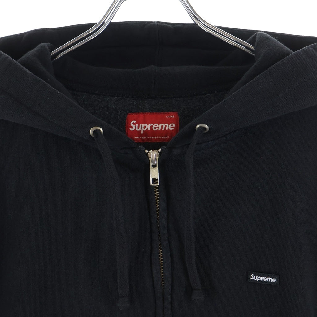 SUPREME(シュプリーム) 25AW Small Box Zip Up Hooded Sweatshirt スモールボックスロゴ ジップアップパーカー ブラック
