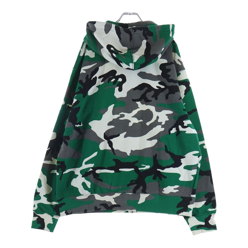 SUPREME(シュプリーム) 25AW Small Box Zip Up Hooded Sweatshirt スモールボックスロゴ ジップアップパーカー グリーンカモ
