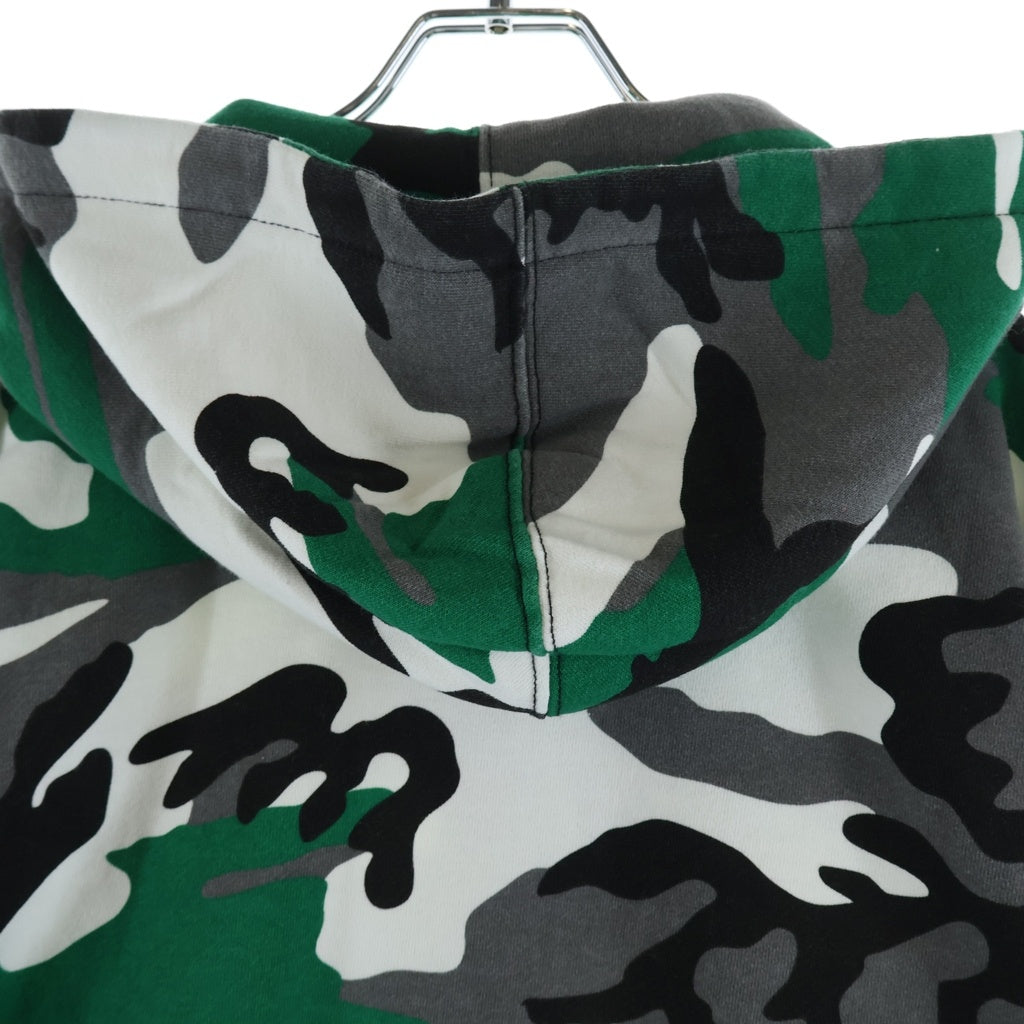 SUPREME(シュプリーム) 25AW Small Box Zip Up Hooded Sweatshirt スモールボックスロゴ ジップアップパーカー グリーンカモ