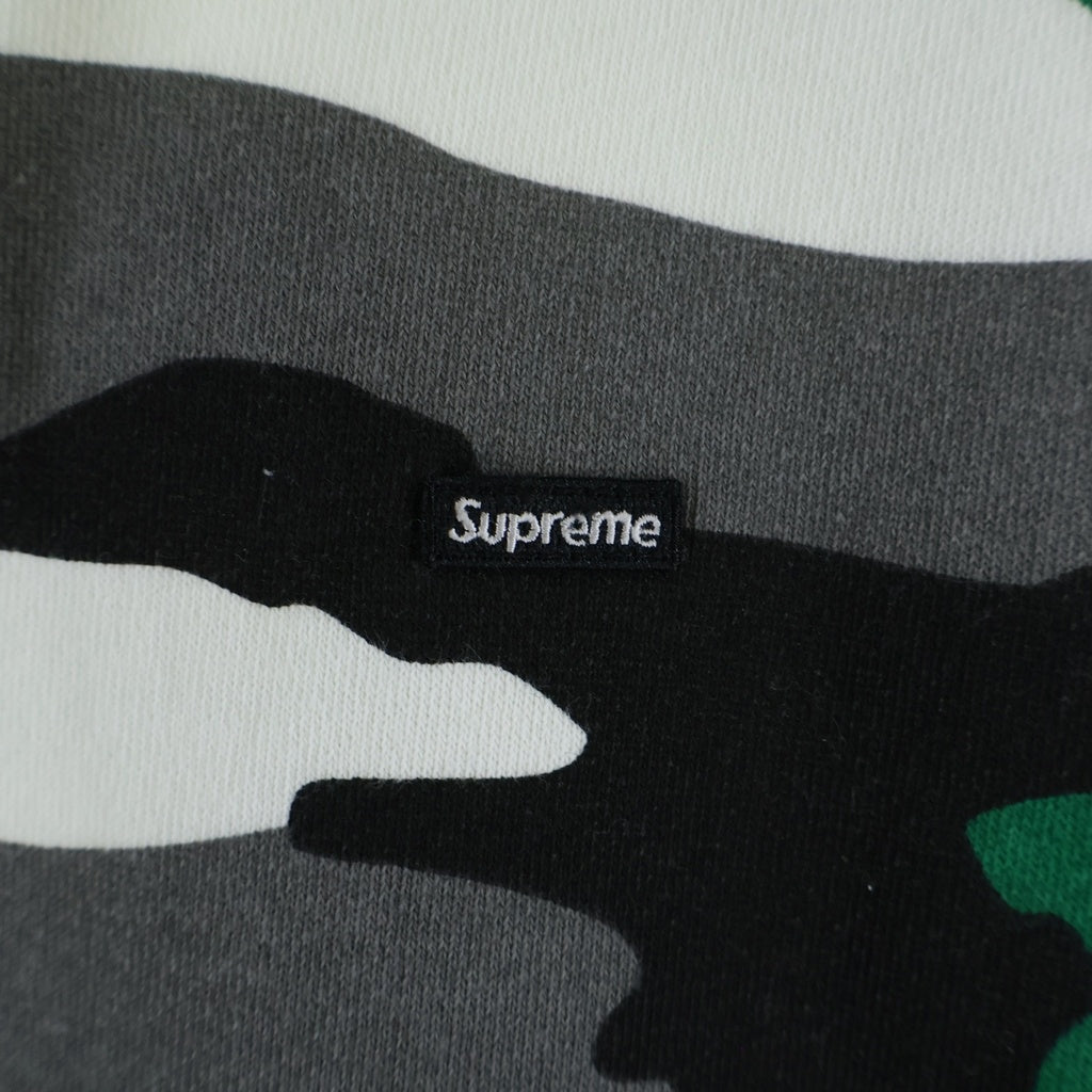 SUPREME(シュプリーム) 25AW Small Box Zip Up Hooded Sweatshirt スモールボックスロゴ ジップアップパーカー グリーンカモ
