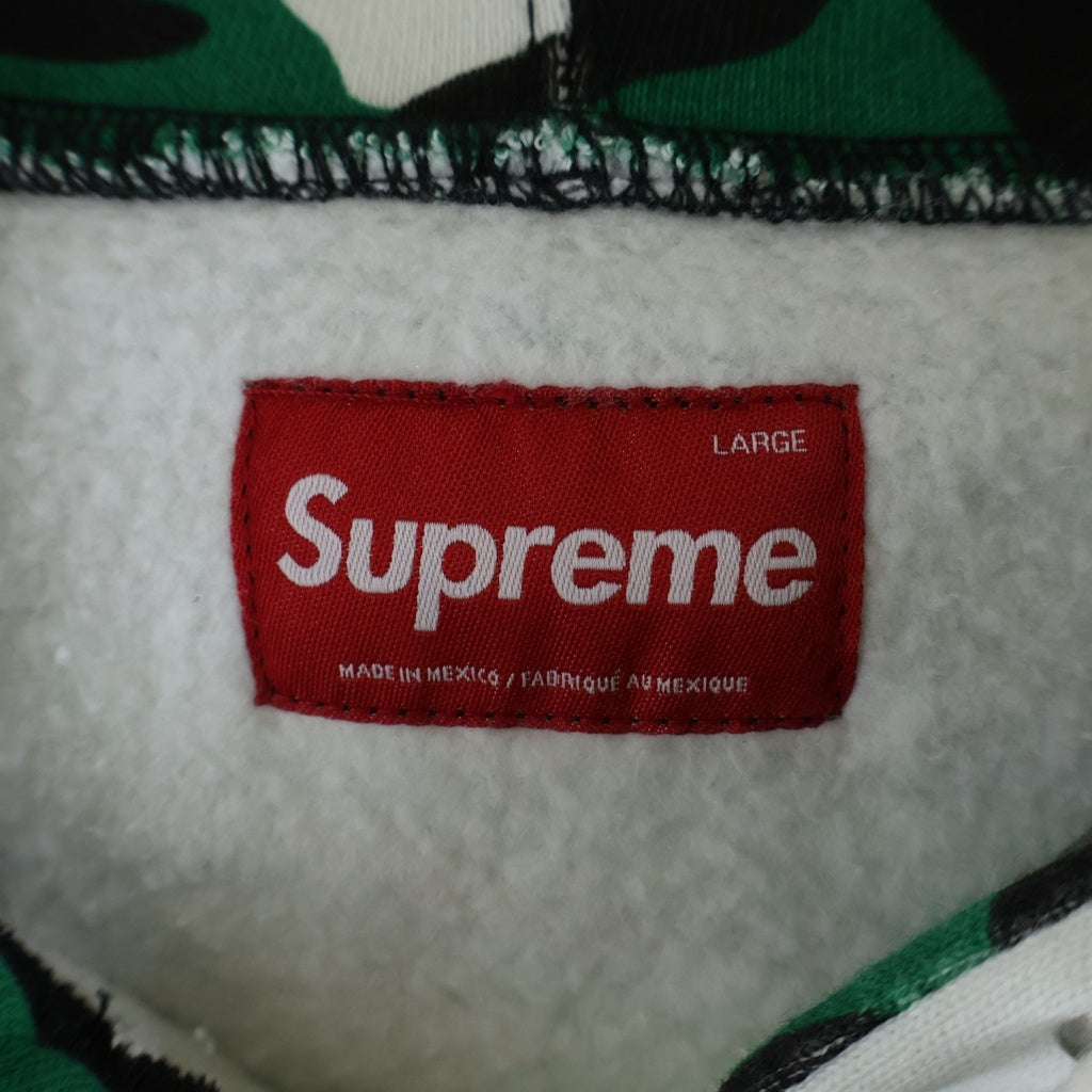 SUPREME(シュプリーム) 25AW Small Box Zip Up Hooded Sweatshirt スモールボックスロゴ ジップアップパーカー グリーンカモ