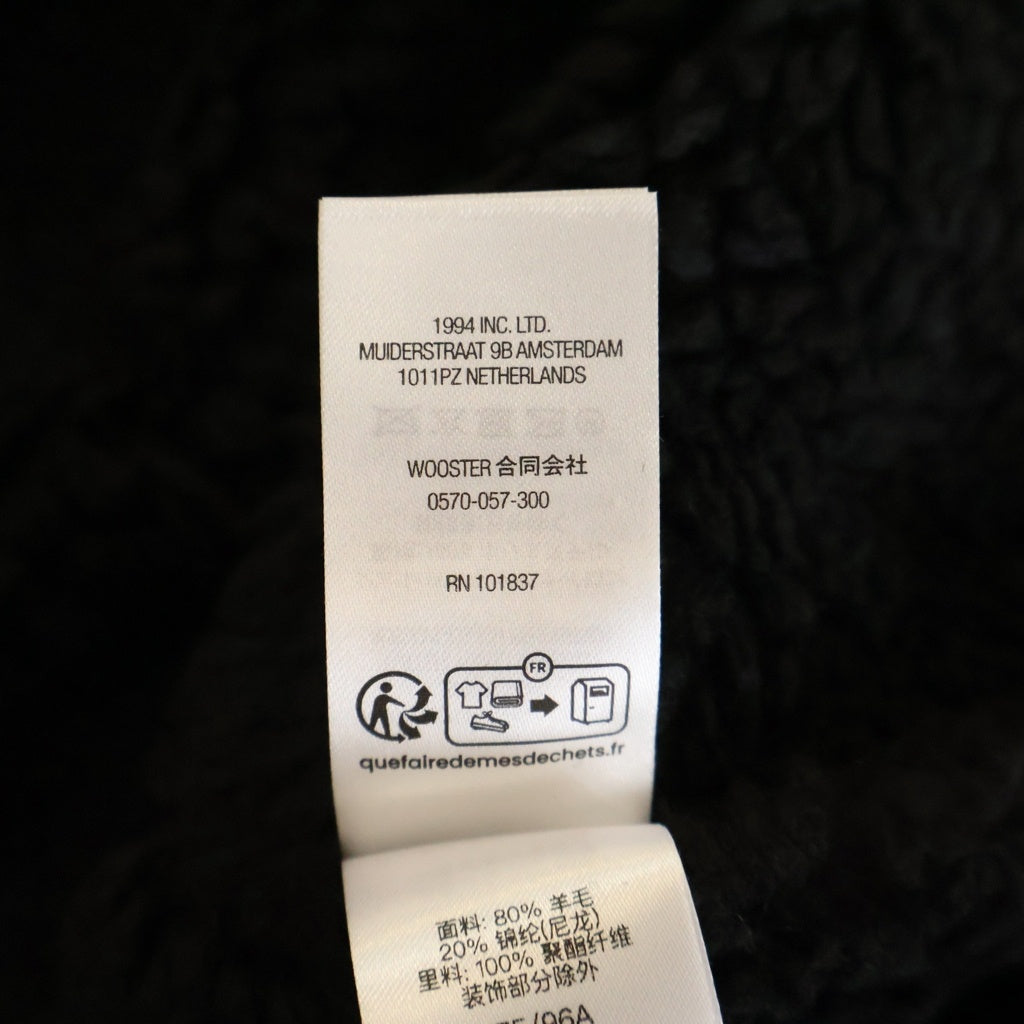 SUPREME(シュプリーム) 25AW Faux Shearling Lined Zip Up Hooded Sweater フェイクシアリングラインド ジップアップフーディーセーター ブラック/マルチ