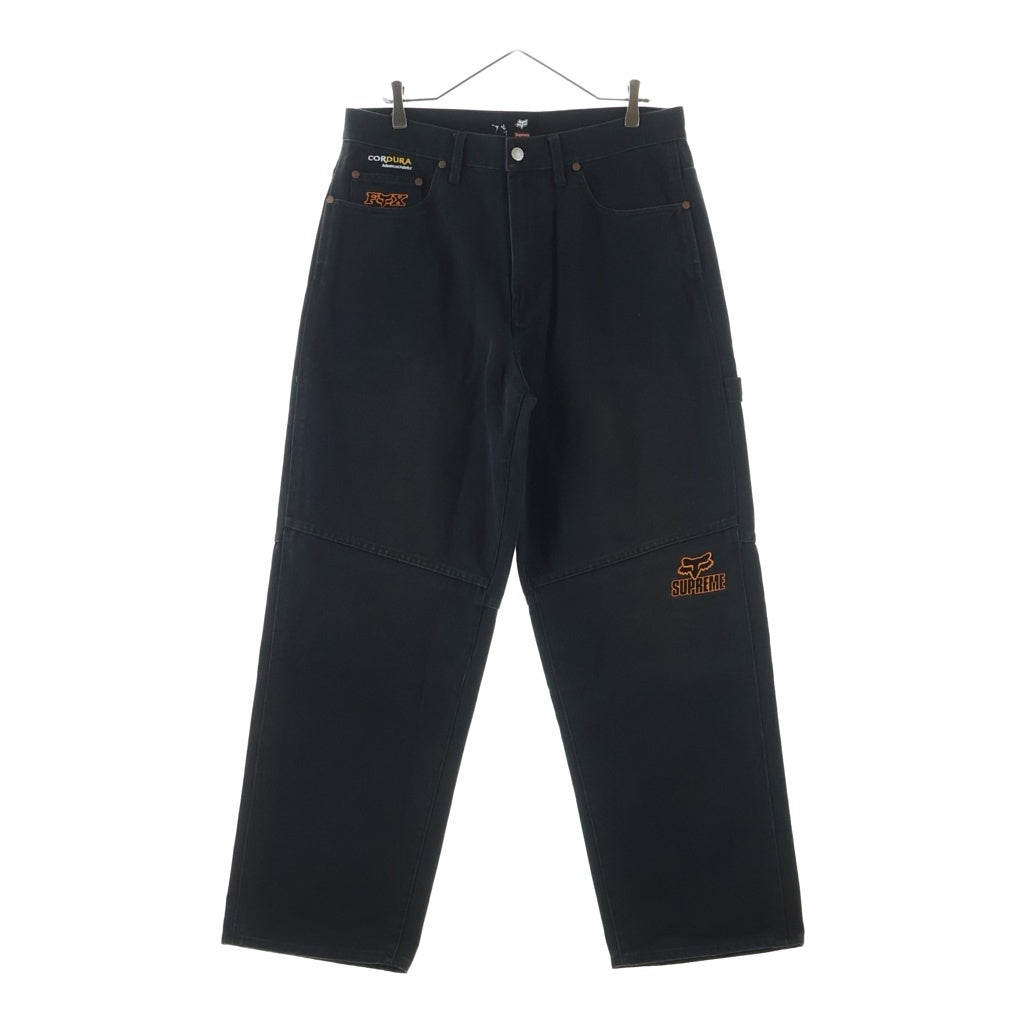 SUPREME(シュプリーム) 25AW ×Fox Racing Cordura Baggy Jean フォックスレーシング コーデュラバギージーンズ デニムパンツ ブラック