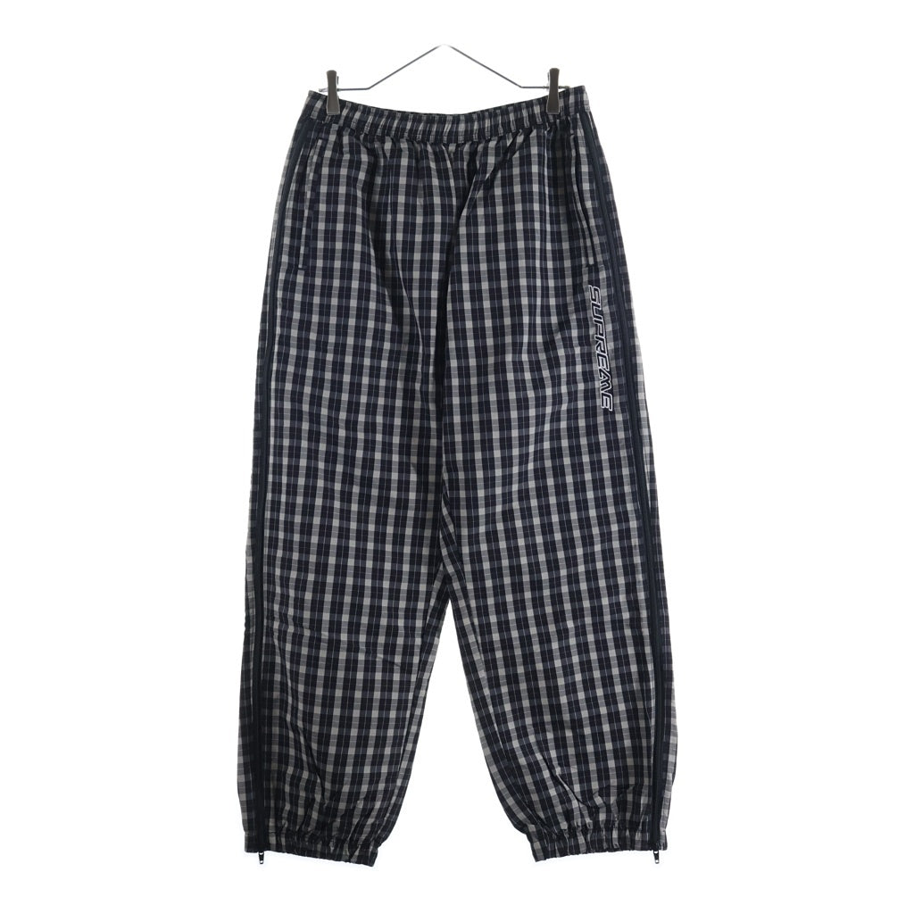 SUPREME(シュプリーム) 25AW Plaid Warm Up Pant プレイド ウォームアップ ロングパンツ ブラック