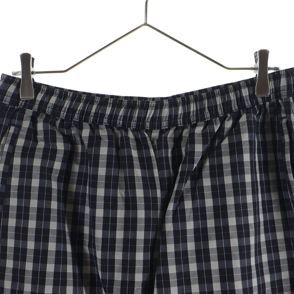 SUPREME(シュプリーム) 25AW Plaid Warm Up Pant プレイド ウォームアップ ロングパンツ ブラック