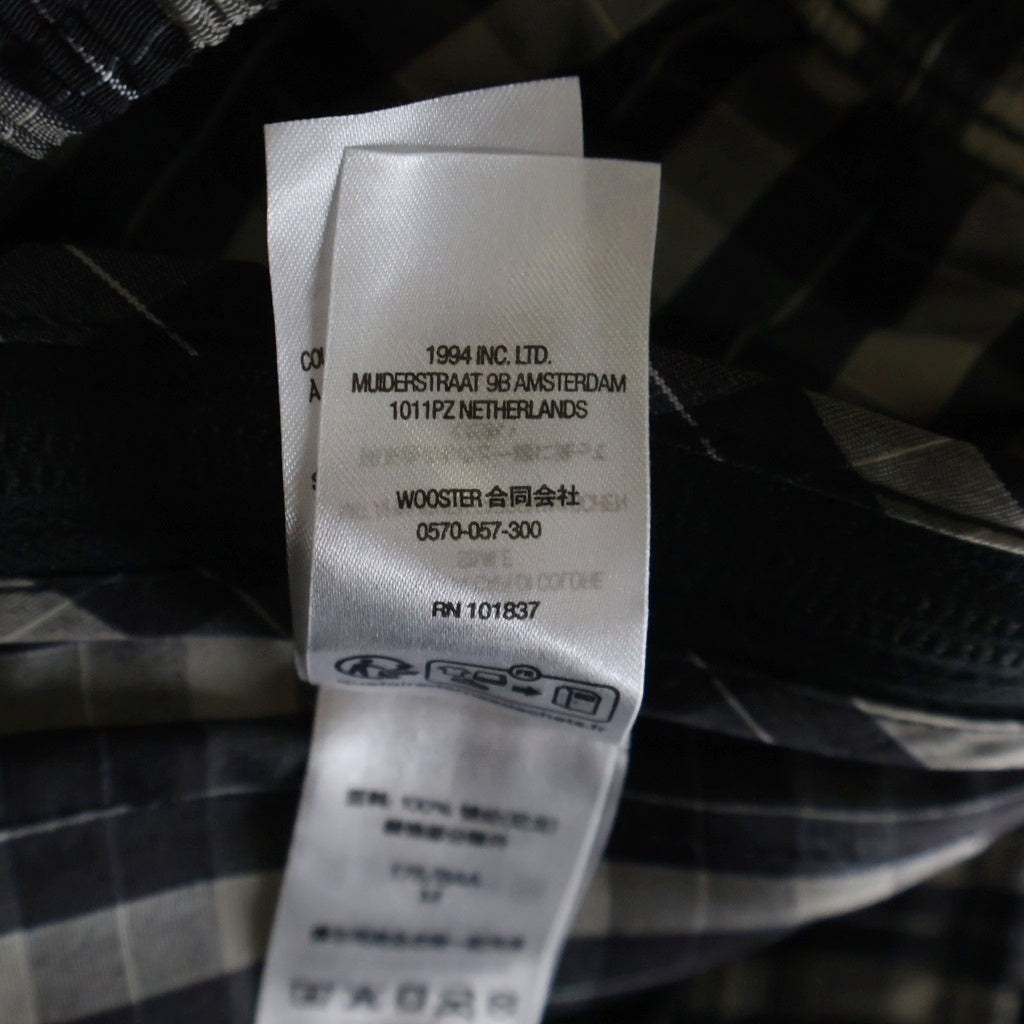 SUPREME(シュプリーム) 25AW Plaid Warm Up Pant プレイド ウォームアップ ロングパンツ ブラック