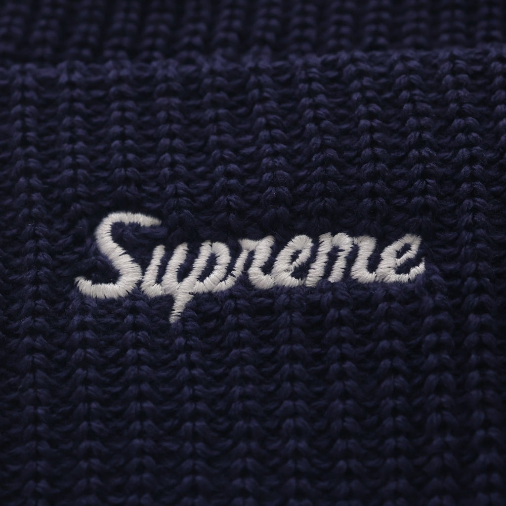 SUPREME(シュプリーム) 25AW Loose Gauge Beanie ルーズゲージ ビーニー ニット帽 帽子 ニットキャップ ネイビー