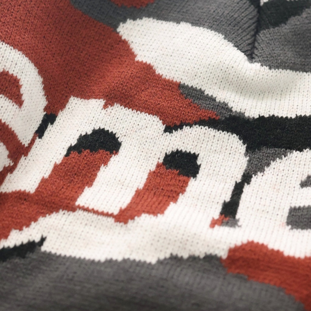 SUPREME(シュプリーム) 25AW Camo Big Logo Beanie Snow Camo ビッグロゴ カモ ビーニー ニットキャップ 帽子 レッド