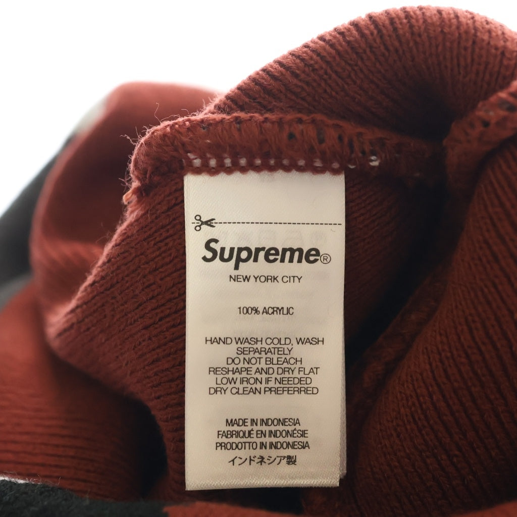 SUPREME(シュプリーム) 25AW Camo Big Logo Beanie Snow Camo ビッグロゴ カモ ビーニー ニットキャップ 帽子 レッド