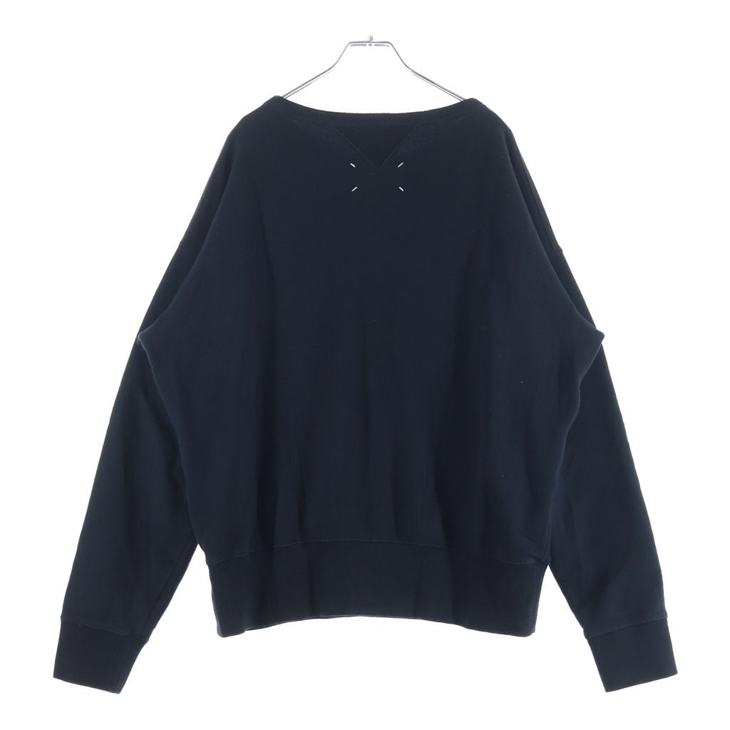 Maison Margiela(メゾンマルジェラ) 25AW SWEATSHIRT クルーネック 長袖 スウェットシャツ トレーナー ブラック S50GU0243