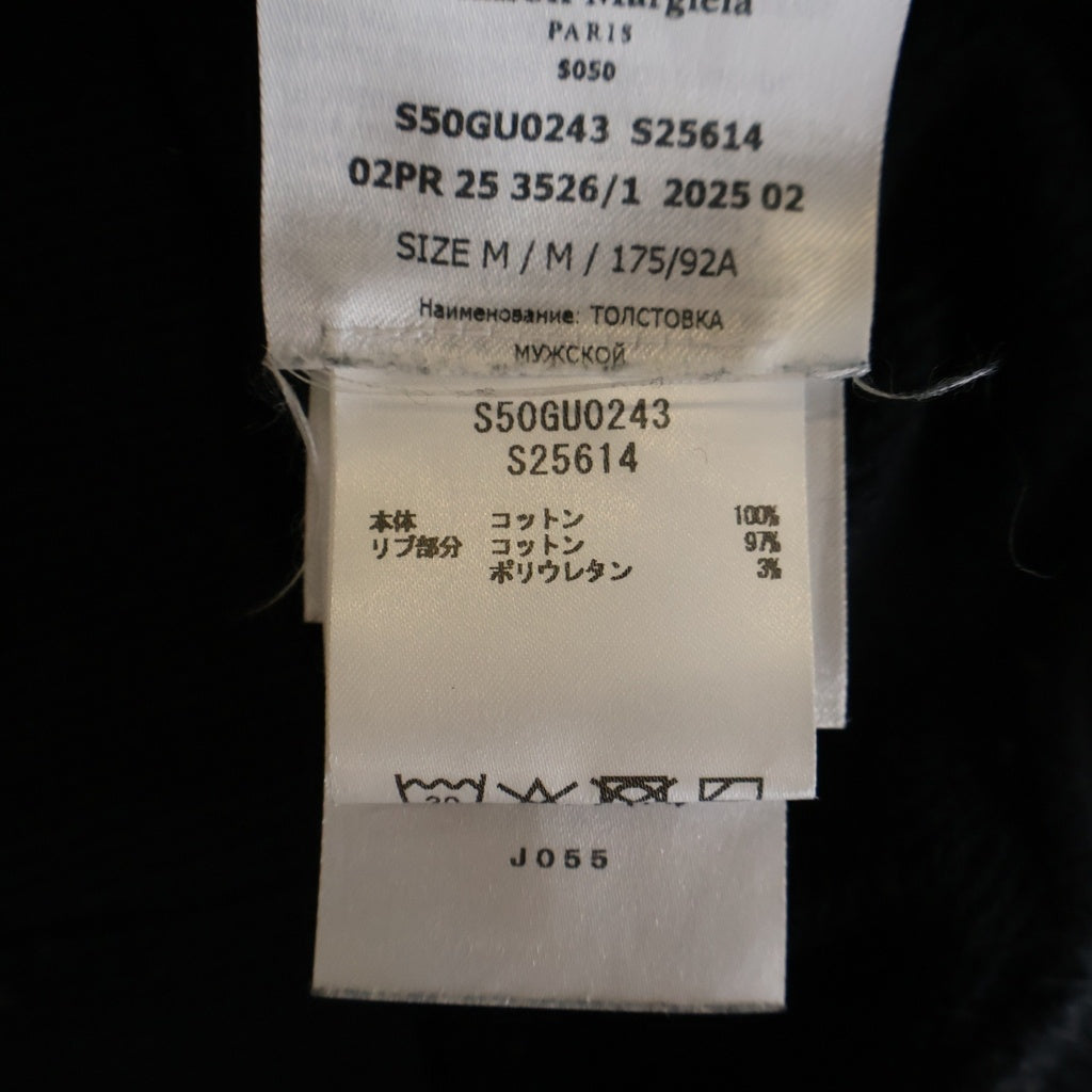 Maison Margiela(メゾンマルジェラ) 25AW SWEATSHIRT クルーネック 長袖 スウェットシャツ トレーナー ブラック S50GU0243