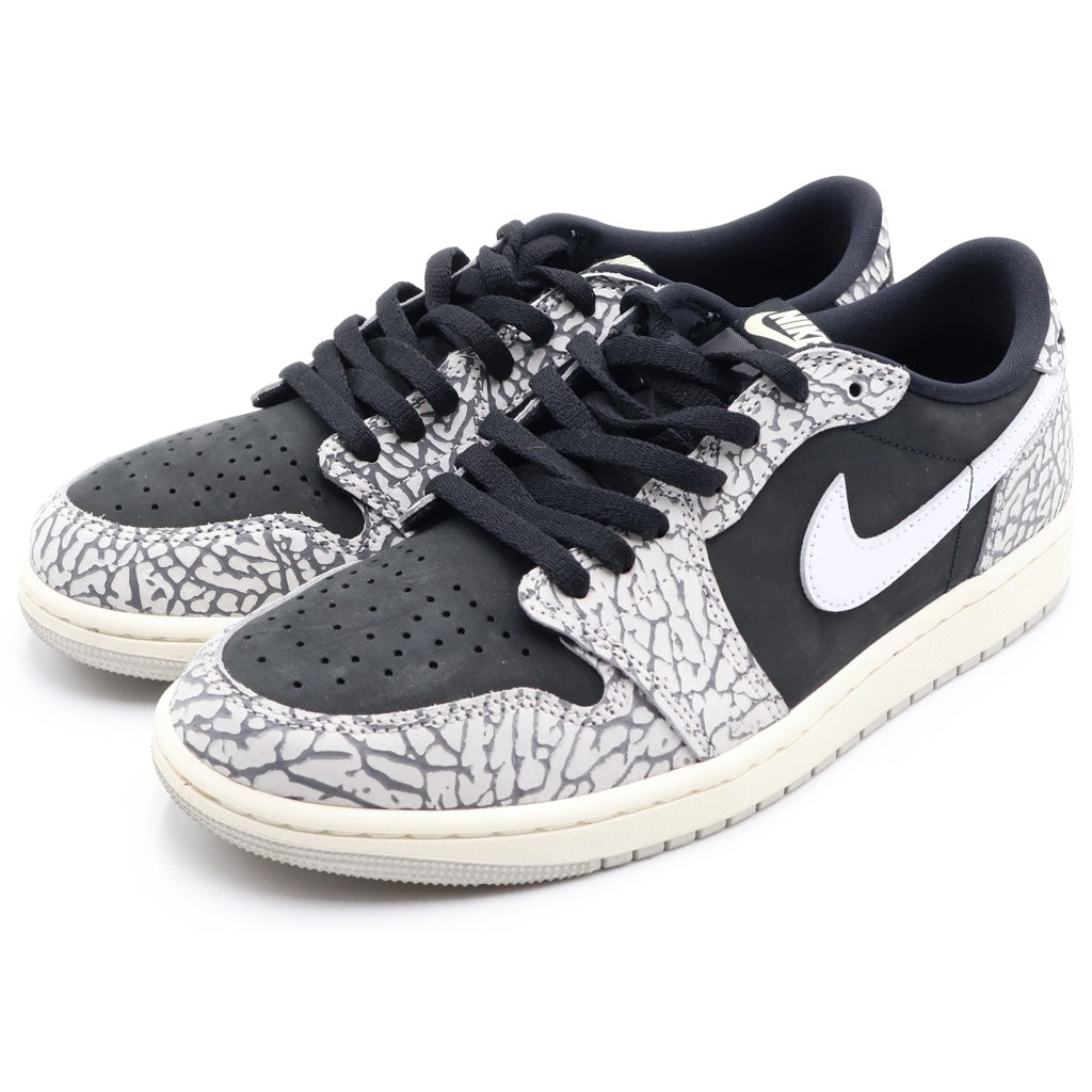 NIKE(ナイキ) AIR JORDAN 1 RETRO LOW OG BLACK CEMENT CZ0790-001 エアジョーダン1 レトロ ブラックセメント ローカットスニーカー グレー/ブラック US9.5/27.5cm
