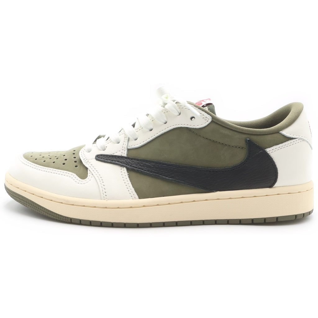 NIKE(ナイキ) ×TRAVIS SCOTT AIR JORDAN 1 LOW OG SP REVERSE OLIVE DM7866-200 トラヴィススコット エアジョーダン 1リバースオリーブ ローカットスニーカー US9/27.5cm
