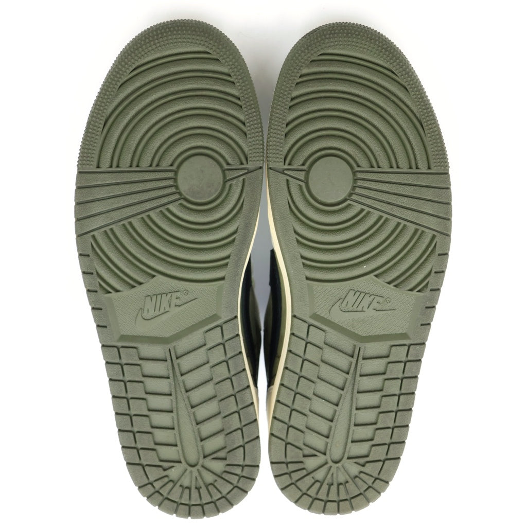 NIKE(ナイキ) ×TRAVIS SCOTT AIR JORDAN 1 LOW OG SP REVERSE OLIVE DM7866-200 トラヴィススコット エアジョーダン 1リバースオリーブ ローカットスニーカー US9/27.5cm