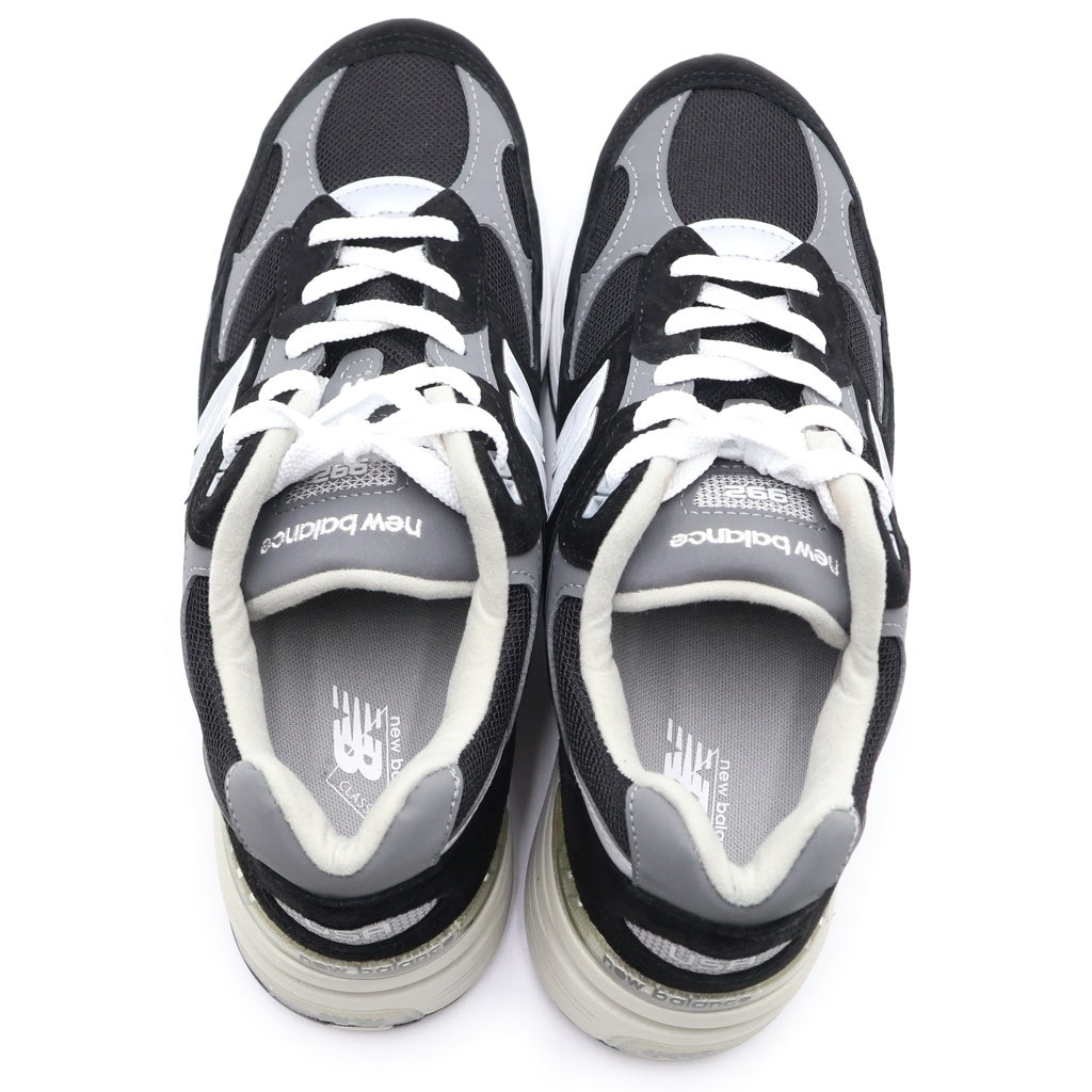 New Balance(ニューバランス) U992BK メッシュ ローカットスニーカーブラック US9.5/27.5cm