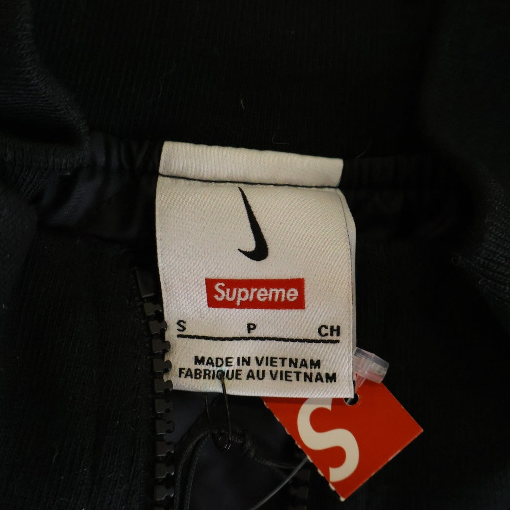 SUPREME(シュプリーム) 24SS ×NIKE Ripstop Pullover ナイキ リップストップ プルオーバー 長袖シャツ ブラック FQ0340-010