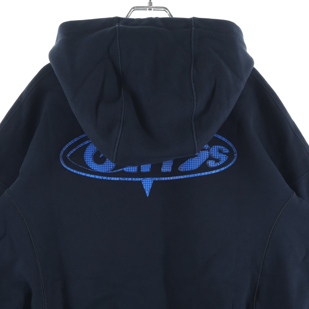 NIKE(ナイキ) ×OFF-WHITE FLC HOODIE オフホワイト フリース フーディ スウェットプルオーバーパーカー ネイビー DN1760-010
