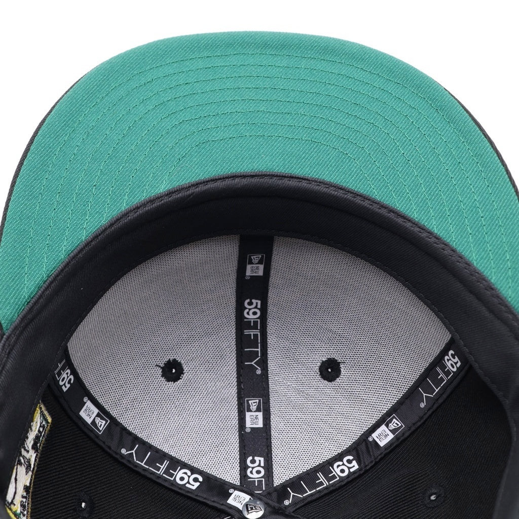 NEW ERA(ニューエラ) 59FIFTY Seattle Mariners シアトルマリナーズ ベースボールキャップ 帽子 ブラック/イエロー
