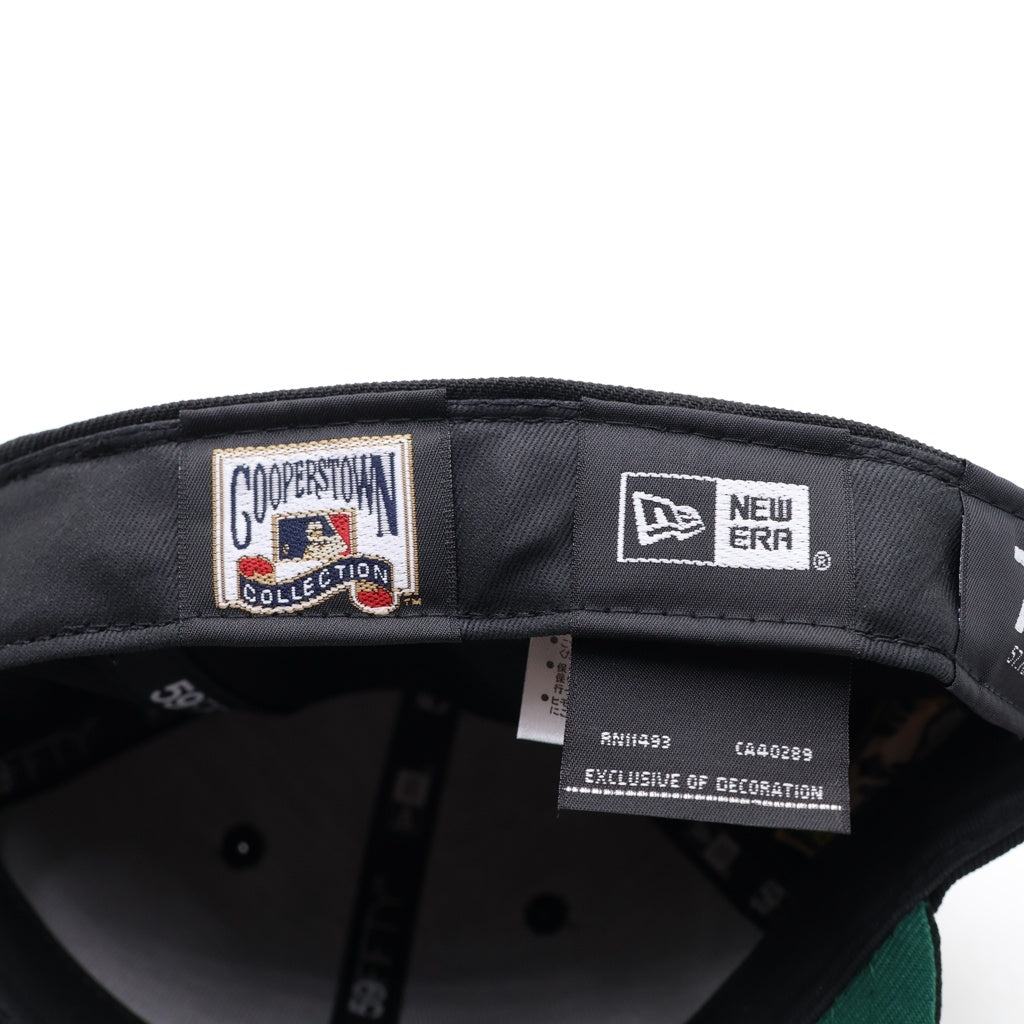 NEW ERA(ニューエラ) 59FIFTY Seattle Mariners シアトルマリナーズ ベースボールキャップ 帽子 ブラック/イエロー