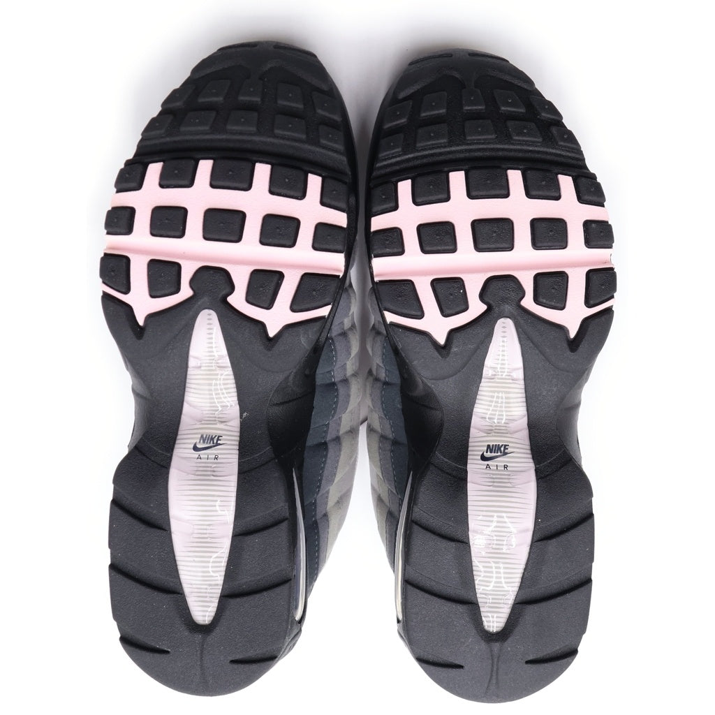NIKE(ナイキ) WMNS AIR MAX 95 BIG BUBBLE MEDIUM GREY/PINK FOAM HJ5996-001 ウィメンズ エアマックス95 ビッグバブル ローカットスニーカー ピンク/グレー US9.5/27.5cm レディース