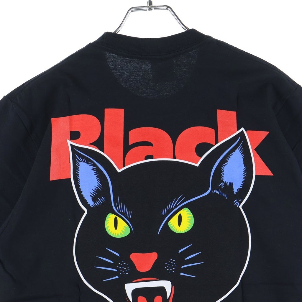 SUPREME(シュプリーム) 24SS Black Cat Tee ブラック キャット クルーネック 半袖Tシャツ カットソー ブラック