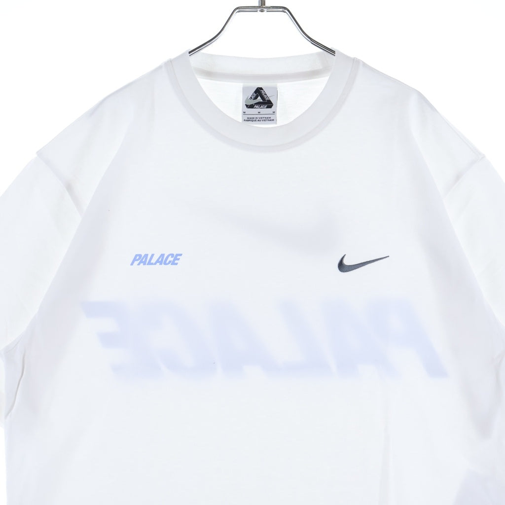 Palace Skateboards(パレススケートボーズ) ×NIKE Font Swoosh T-Shirt ナイキ フロント スウォッシュ 半袖Tシャツカットソー ホワイト P28NTS002