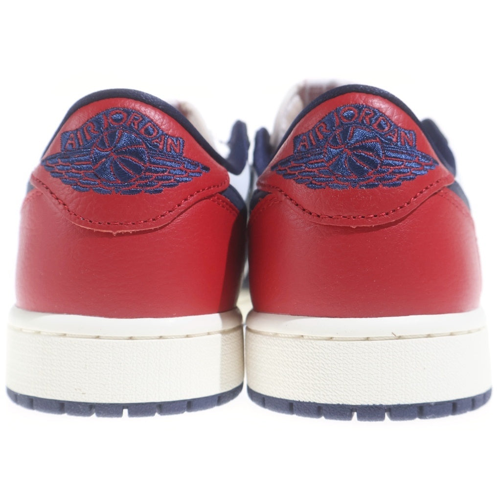 NIKE(ナイキ) AIR JORDAN 1 RETRO LOW OG HOWARD/GYM RED AND MIDNIGHT NAVY HQ2993-100 エアジョーダン1 レトロ ローカットスニーカー ネイビー/レッド US9.5/27.5cm