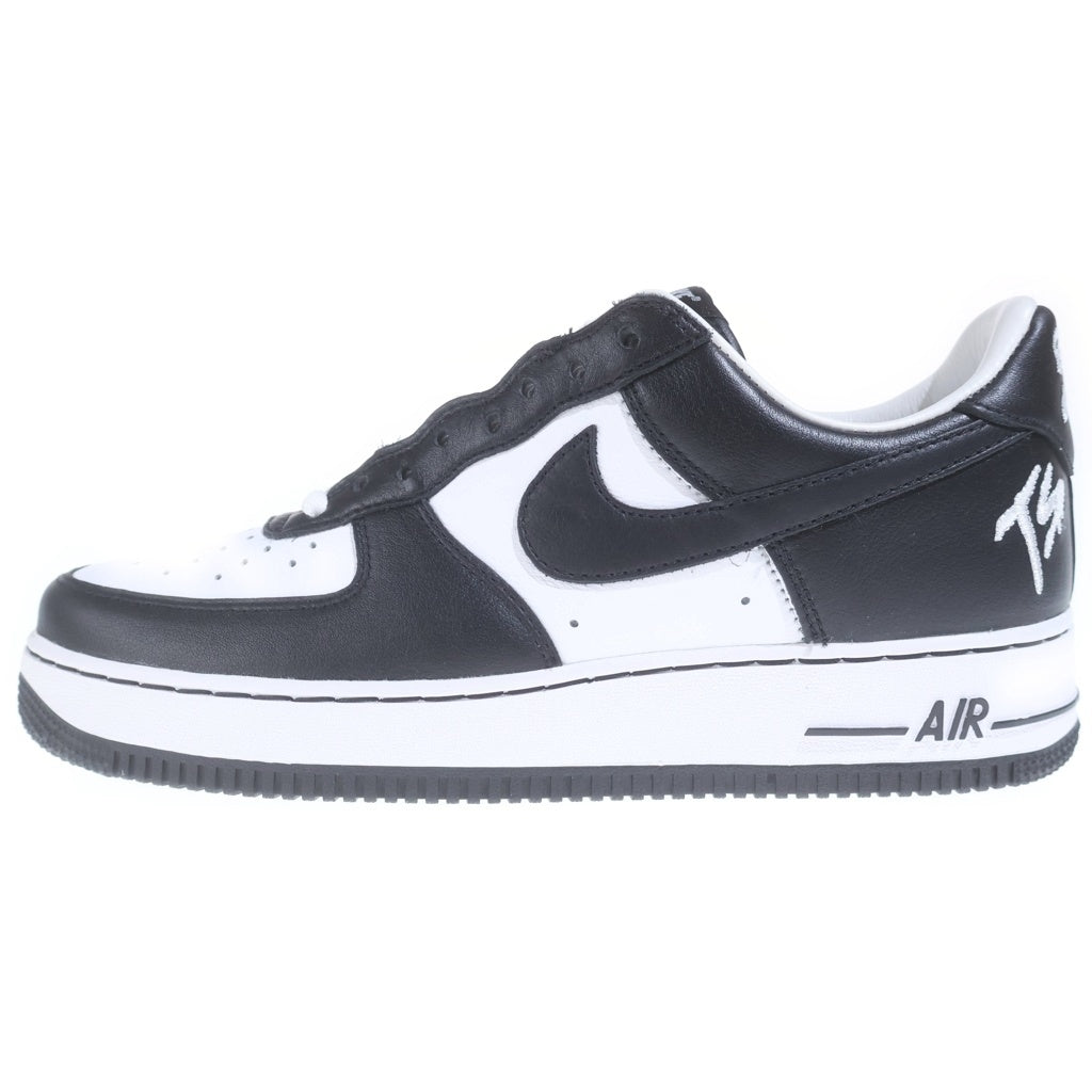 NIKE(ナイキ) ×TERROR SQUAD AIR FORCE 1 LOW QS BLACKOUT FJ5756-100 テラースクワッド エアフォース1 ローカットスニーカー ホワイト/ブラック US9.5/27.5cm