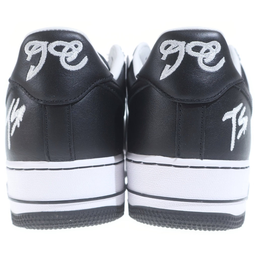 NIKE(ナイキ) ×TERROR SQUAD AIR FORCE 1 LOW QS BLACKOUT FJ5756-100 テラースクワッド エアフォース1 ローカットスニーカー ホワイト/ブラック US9.5/27.5cm
